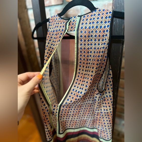 Anthropologie Clover canyon cut out patterned rare slight open back medium - Picture 4 of 6